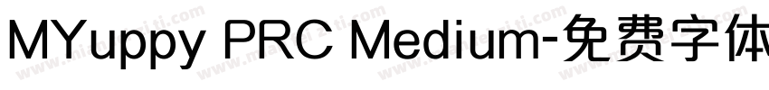MYuppy PRC Medium字体转换